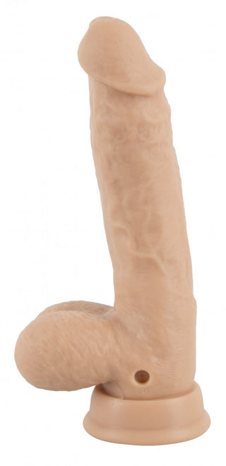 Realistixxx Torero Dildo är en beige silikondildo med en sugkoppsbas och flera vibrationslägen för en förbättrad, upprätt upplevelse.