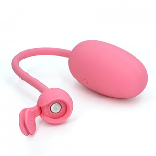 Den rosa handhållna bröstpumpen inkluderar en slang och sugkoppsfäste, perfekt designad för att komplettera din Magic Motion Kegeltränare Rosa-rutin.