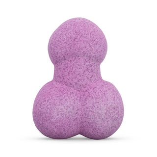 Badbomb Willy är en rosa, texturerad, dubbeländad foam roller med två rundade ändar och en bred mitt, perfekt för en avslappnande dålig upplevelse.