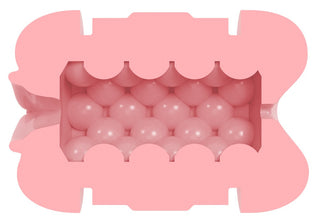 Fleshlight Quickshot - Anal & Vagina är en lekfull sexleksak med en ihålig mitt fylld med rosa sfärer, designad för att öka uthålligheten genom att kombinera nöje och funktionalitet.