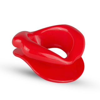 Gag Mun Form Röd är en röd, abstrakt skulptur som liknar läppar som tillför livfull stil till alla utrymmen med sin slående form.