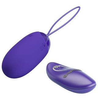 Pretty Love Berger Vibratorägg, en lila trådlös massageapparat med öglehandtag, är perfekt för att rikta in sig på bäckenbottenmusklerna.
