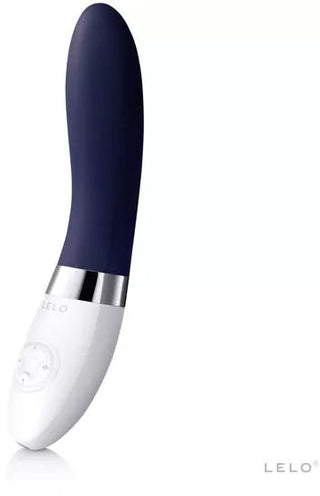 LELO Liv 2 är en svartvit vibrator med handtagsknappar, designad för G-punkt-stimulering och har bekväm USB-laddning för enkel njutning.