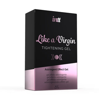 Intt - Like A Virgin Tight Gel kommer i en snygg 15 ml svart och rosa förpackning, designad för förbättrad vaginal uppstramning för att säkerställa elastisk hud och öka självförtroendet.