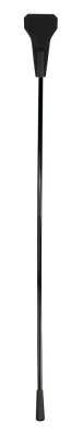 Piska Mjuk - 44 cm är en elegant svart ridskörd med öglehandtag och bred ände, designad för spännande upplevelser. Dess design innehåller element av stimulerande smärta för exakt upprymdhet med varje snärt.
