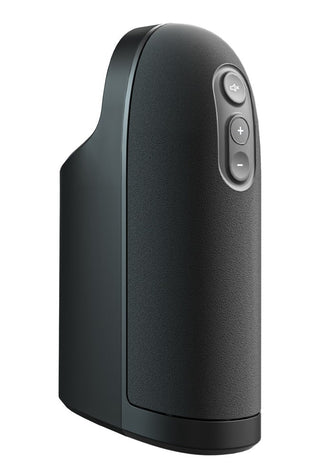 En elegant, svart Arcwave Ion Masturbator, denna handhållna enhet har innovativ Smart Silence-teknik och tre sidoknappar.