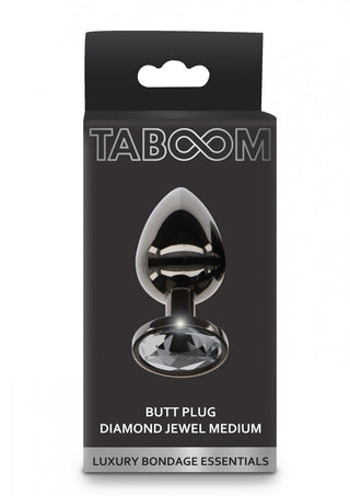 Upplev lyx med TabooM Analplugg Diamant Medium, en del av våra Luxury Bondage Essentials. Denna fängslande buttplug erbjuder en elegant design för spännande utforskning för att skämma bort dina sinnen.