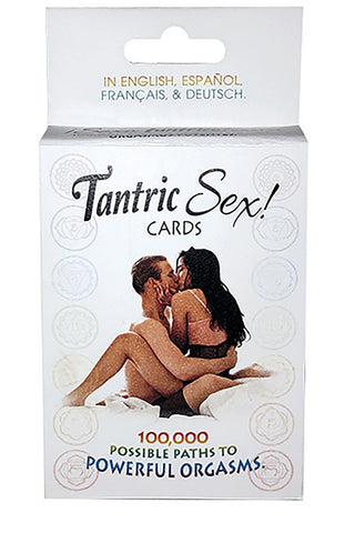 Sexspel - Tantrisk sexbox innehåller ett par tillsammans, som lovar kraftfulla orgasmer. Texten främjar flerspråkiga tantriska positioner för en förbättrad upplevelse.