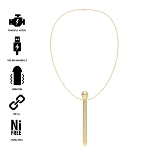 Guld Vibrator Halsband