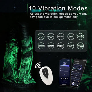 Hismith Wildolo Dubbeldildo erbjuder glöd-i-mörkret-funktioner, 10 vibrationslägen som kan visas på en smartphone och appstyrd och fjärrstyrd kontroll för sömlös anpassning.